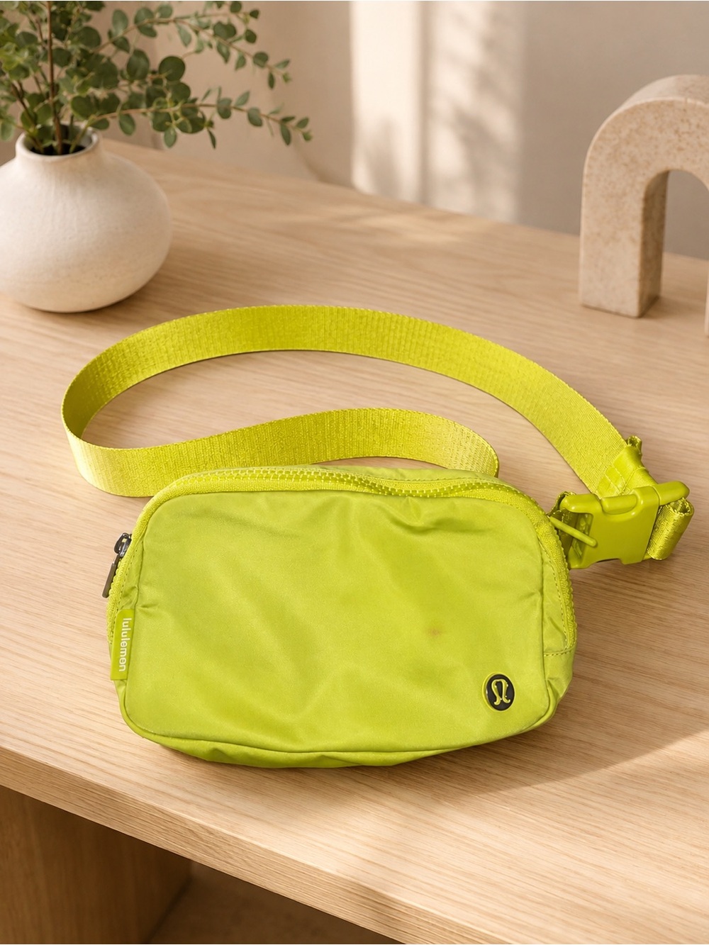 lululemon athletica Neon Lime Belt Bag